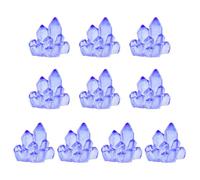 Zeiwohndc Lot de 10 décorations miniatures en résine pour aquariums et décorations d'intérieur