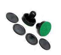 Zeiwohndc Poussoir de jeu de hockey de table gonflable avec 4 palets pneumatiques standard et palets, ensemble de pousse-table, équipement de jeu durable