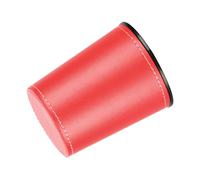 Zeiwohndc Shaker à dés droits silencieux en cuir PU - Shaker Mute - Fournitures de jeu - Fournitures de jeu durables en cuir PU