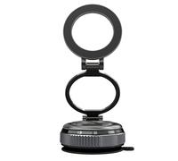 Zeiwohndc Support de téléphone - Rotation à 360 degrés - Aimants puissants pour voiture - Forte adhérence sous vide - Fixation réglable pour téléphone de voiture