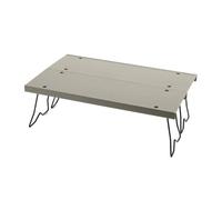 Zeiwohndc Table de camping en alliage d'aluminium léger pour voyage adaptée pour les voyages au bord du lac, compacts