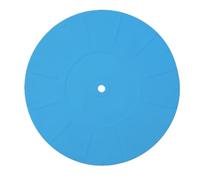 Zeiwohndc Tapis de feutrine en silicone pour tourne-disque vinyle 17 cm Antistatique avec amélioration des basses et réduction du bruit
