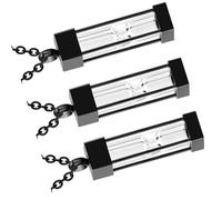 Zeizafa 3lots Pet Remembrancer Pendants Pet Loss Bereavement Cremation Necklaces for Ashes Necklace Personality Memorials Gift