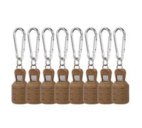 Zeizafa 8 Pièces Calmar Gabarits Appâts Protecteur Seiches Parapluies Leurres Casquettes avec Mousqueton Matériel De Pêche Gabarits Couvertures Gabarit Crochet Gabarit Appâts