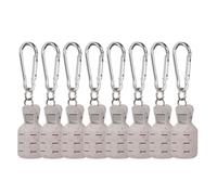 Zeizafa 8 Pièces Calmar Gabarits Appâts Protecteur Seiches Parapluies Leurres Casquettes avec Mousqueton Matériel De Pêche Gabarits Couvertures Gabarit Crochet Gabarit Appâts