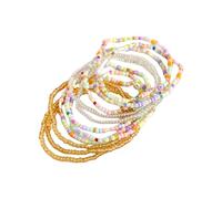 Zeizafa Accessoire Élégant De Perles Verre Multicolore Fait À La Main avec des Facteurs Faux Parfait pour Un Usage Quotidien Unique Fait À La Main