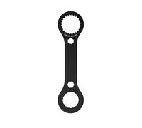 Zeizafa Alliage de type lourd Clés pour pédalier de vélo Outil d'extraction de douilles pour vélos pour réparations efficaces Clés pour bielles traitées thermiquement