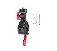 Zeizafa Aluminum Alloy Bike Handlebar Camera Mount Clamp Standard 1/4inch Compatible Easy Installation Anti Shake Design Strong Clamp Camera Mount