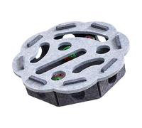 Zeizafa Boîte D'auto-Tease Décorative pour Chats Jouet Puzzle avec Cloches Balle Chatons Développement Cognitif Et Exercice De Chasse Jouet Labyrinthe pour Chats