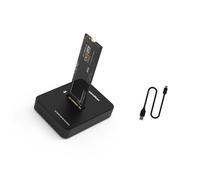 Zeizafa Boîtier De Disque Dur Externe 10G Vitesse D'écriture Lecture en Ligne pour La Gestion La Station d'accueil Boîtier NVME Portable