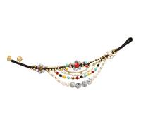 Zeizafa Bracelet multicouche artisanal avec des styles bohémiens et un accent en pierre naturelle pour femme Utilisation quotidienne Tenues élégantes Bijoux ethniques, taille unique, comme décrit