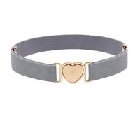 Zeizafa Ceinture élastique pour filles et enfants, serre-taille décoratif, boucle en forme de cœur, ceinture réglable pour enfants