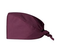 Zeizafa Chapeau d'infirmière pour adulte - Couleur unie - Avec bandes absorbantes - Élastique - Protège les cheveux - Pour hôpital et usine