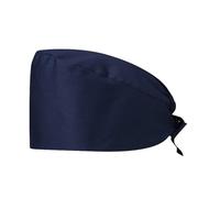 Zeizafa Chapeau d'infirmière pour adulte - Couleur unie - Avec bandes absorbantes - Élastique - Protège les cheveux - Pour hôpital et usine
