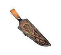 Zeizafa Couteaux Artisanaux en Cuir De Vache De Qualité Supérieure Protecteur De Gaine pour Lame Droite Imperméable Accessoires De Chasse Et De Randonnée Gaine De Coupe en Cuir