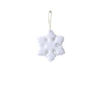 Zeizafa Fuzzy-Coated Christmas Tree Canopy - Sturdy Velvety Snow Crystalloid Ornament for Hearth Living Room & Seasonal Parties Durable Fuzzy-Coated Snow Crystalloid Decoration