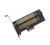 Zeizafa L'adaptateur De Disque Dur NVME Prend en Les Semi-conducteurs Clé M B La Carte Adaptateur PCIE Carte D'extension À Semi-conducteurs Double pour La Solution D'extension Stockage 2230