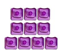 Zeizafa Lot de 10 touches de clavier mécanique, couleur optionnelle pour commutateurs, structure en X avec rétroéclairage transparent