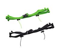 Zeizafa Lot de 2 ceintures de sport élastiques réglables avec 6 anneaux élastiques pour le triathlon et le cyclisme