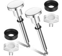 Zeizafa Lot De 2 Kits De Réparation De Déviateur De Kit De Remplacement Complet Comprenant des Vannes Porte D'étanchéité pour Robinet Étanche Baignoires Vannes De Dérivation De