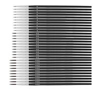 Zeizafa Lot de 30 petits pinceaux de peinture de détail avec 3 tailles #0#00#00#000 en nylon pour peinture d'art