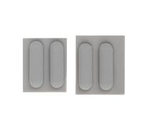 Zeizafa Lot de 4 pieds de rechange en caoutchouc pour ordinateur portable 840 745 735 avec adhésif double face