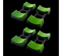 Zeizafa Lot de 4 présentoirs pour haltères - Petits supports pour haltères - Support de protection au sol