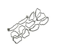 Zeizafa Matrices de découpe en forme d'aile en acier au carbone très résistant pour scrapbooking, gaufrage, fabrication de cartes