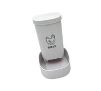 Zeizafa None Tip Chicken Feeder for Grit and Shells High Strength Plastic Slight Easy Maintenance Farm Poultry Tool Spill Chicken Dispenser