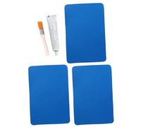 Zeizafa Patchs De Réparation De Crevaison 6 Pièces pour Kayak Gonflable Canoë Jouet Aquatique Bateau Gonflable Canoë en PVC Ensemble De Patchs en PVC