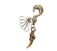 Zeizafa Pendentif Griffe De Faucon À La Mode Collier Kirsite Convivial Pour Les Tenues De Tous Les Jours Occasions Décontractées Et Formelles Modèles Unisexes Bijoux Hip Hop Anti-allergiques