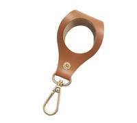 Zeizafa Petite pochette étanche en cuir synthétique pour balle de golf avec mousqueton rotatif en métal pour ceinture sac à dos