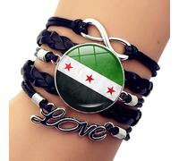 Zeizafa Polyvalent Et Robuste Tissé À La Main avec des Motifs De Drapeaux Syriens pour Les Activités Nationales Et Culturelles À Porter Quotidien.