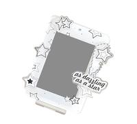 Zeizafa Sweet Acrylic Photocard Frame Photo Protections Ordinateurs de Bureau Décorations Présentoir de Carte Support Photo Porte-Carte Pochette Star Series Acrylique Photo Holder