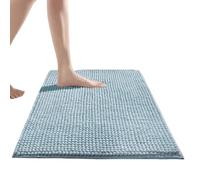 Zeizafa Tapis De Bain Absorbant en Chenille Tapis De pour Salle De Bain Et Entrée avec Envers Antidérapant Séchage Rapide Facile À Nettoyer Tapis De À Séchage Rapide
