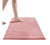 Zeizafa Tapis De Bain Absorbant en Chenille Tapis De pour Salle De Bain Et Entrée avec Envers Antidérapant Séchage Rapide Facile À Nettoyer Tapis De À Séchage Rapide