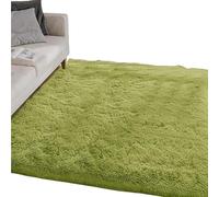 Zeizafa Tapis Rectangulaires en Faux Peluches pour Chambre À Coucher en Peau De Mouton À Poils Longs pour Décoration De Canapé
