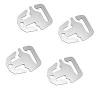 Zeizafa Tendeur De Corde Tente Boucle À Vent Mousqueton Tension Fermeture Clip pour Tendeur en Acier Inoxydable Ajusteur Tente Boucle Corde Vent