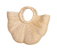 Zeizafa Women Beach Bag Elegant Handbag Straw Daily Girl Vacation Stylish Top Handle for Travel Stylish Straw for Women Top Handle Elegant Daily Handwoven Beach