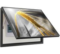 Zekeringkastdeksel, elektrische kastdeksel met hydraulische stangsteunen, elektrische meterkast, Moderne schakelkast, decoratief voor in de woonkamer, E, 50x40cm (40x30cm bedekkend)