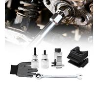 ZEKUN 4 Pièces Écarteurs de Roulement de Roue Kit Écarteur de Jambe de Force Écarteur Moyeu avec Gants et Clé,Outil pour Réparation Amortisseur,pour Voitures,SUV et Véhicules Utilitaires