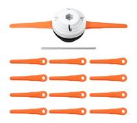 ZEKUN Tête de Débroussailleuse Tête pour STIHL FSA60R FSA86R FS40 FS50 | Tete de Débroussailleuse Universelle Tete Debroussailleuse Accessoires Tête de Fauche 4006-710-2137 Avec 12 Lames