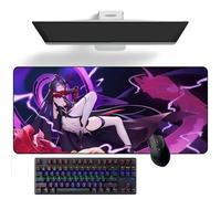 ZEKYGPP Anime Tapis de Souris Honkai Impact 3rd Raiden Mei Tapis de Bureau Anime Tapis de Clavier Grands Tapis de Souris Caoutchouc Tapis de Souris