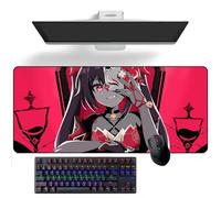 ZEKYGPP Anime Tapis de Souris Honkai Star Rail Sparkle Tapis de Bureau Anime Tapis de Clavier Grands Tapis de Souris en Caoutchouc Tapis de Souris