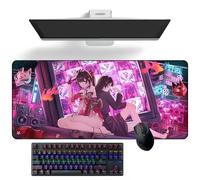 ZEKYGPP Anime Tapis de Souris Honkai Star Rail Sparkle Tapis de Bureau Anime Tapis de Clavier Grands Tapis de Souris en Caoutchouc Tapis de Souris