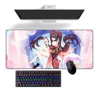 ZEKYGPP Anime Tapis de Souris Honkai Star Rail Sparkle Tapis de Bureau Anime Tapis de Clavier Grands Tapis de Souris en Caoutchouc Tapis de Souris