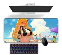 ZEKYGPP Anime Tapis de souris Miss Kobayashi's Dragon Maid Tapis de souris Anime Tapis de Bureau Tapis de Clavier Grands Tapis de souris