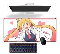 ZEKYGPP Anime Tapis de souris Miss Kobayashi's Dragon Maid Tapis de souris Anime Tapis de Bureau Tapis de Clavier Grands Tapis de souris