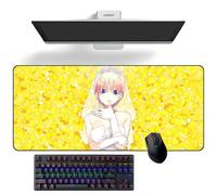 ZEKYGPP Anime Tapis de souris The Quintessential Quintuplets Tapis de souris Anime Tapis de bureau Tapis de clavier Grands tapis de souris
