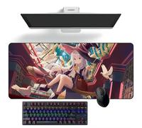 ZEKYGPP Anime Tapis de souris Wandering Witch : The Journey of Elaina Tapis de souris Anime Tapis de bureau Tapis de clavier Grands tapis de souris